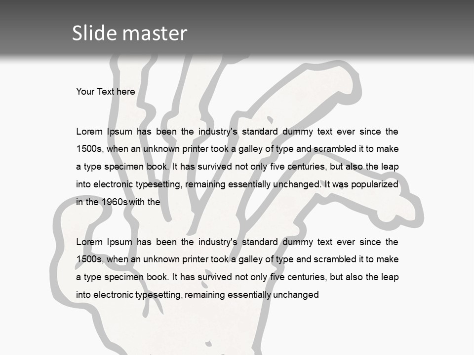 Cartoon Character Gross Traditional PowerPoint Template