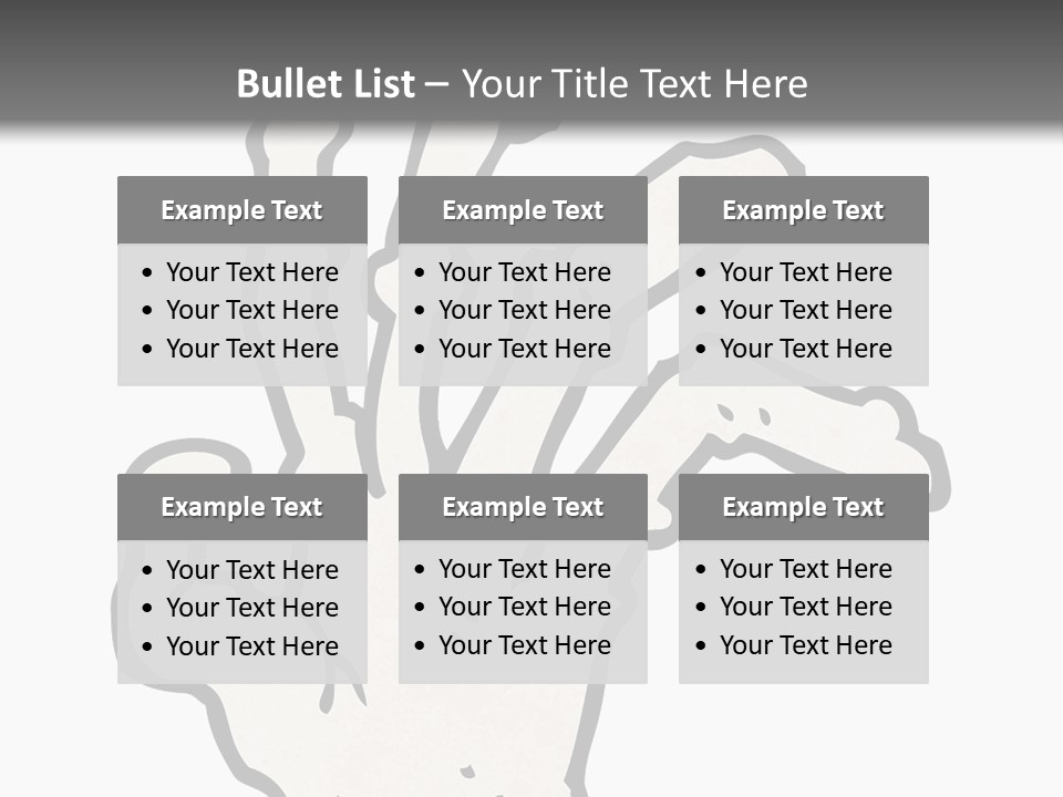 Cartoon Character Gross Traditional PowerPoint Template