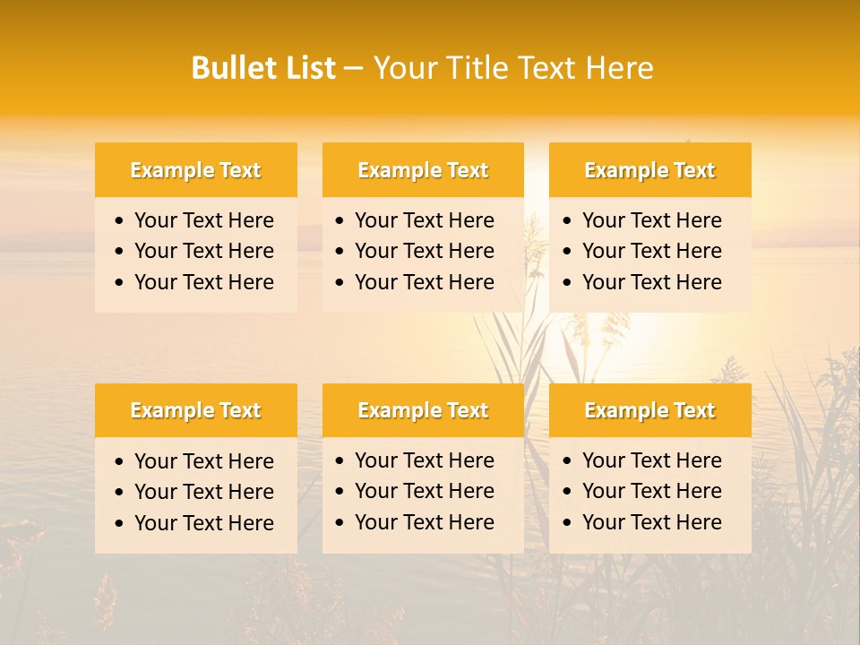 Summer Fish Lake PowerPoint Template