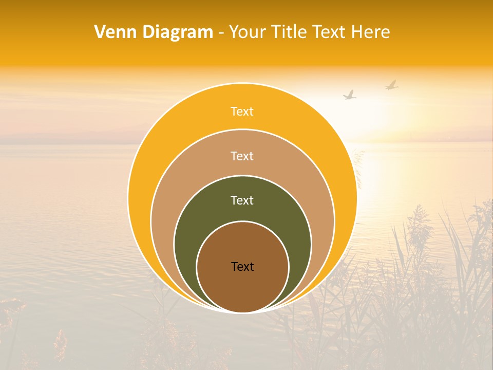 Summer Fish Lake PowerPoint Template