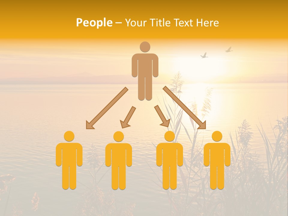 Summer Fish Lake PowerPoint Template