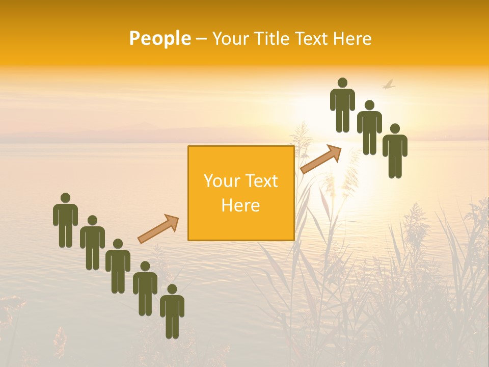 Summer Fish Lake PowerPoint Template