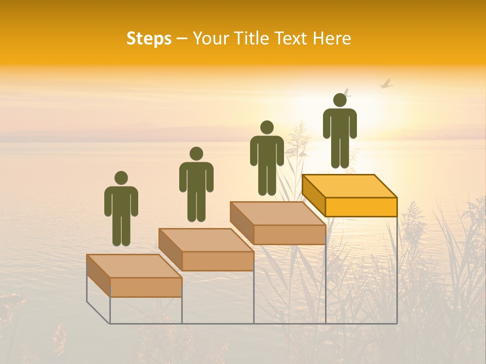 Summer Fish Lake PowerPoint Template