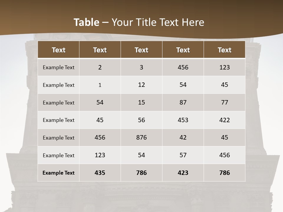 Building Construction Bell PowerPoint Template