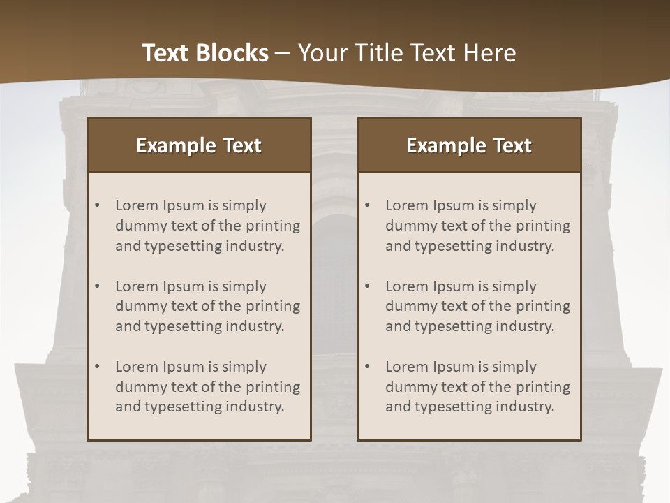 Building Construction Bell PowerPoint Template