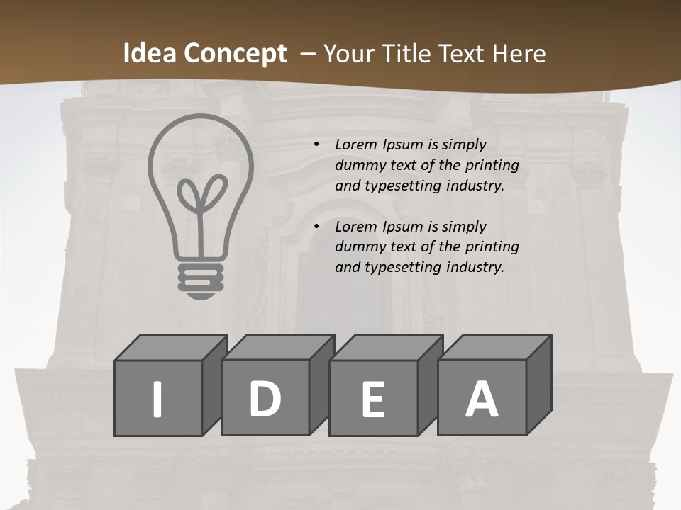 Building Construction Bell PowerPoint Template