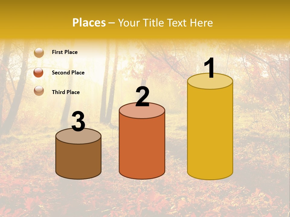 Vibrant Park Leaves PowerPoint Template