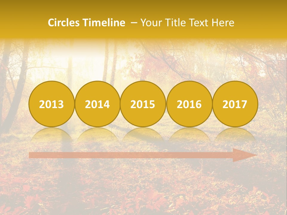 Vibrant Park Leaves PowerPoint Template