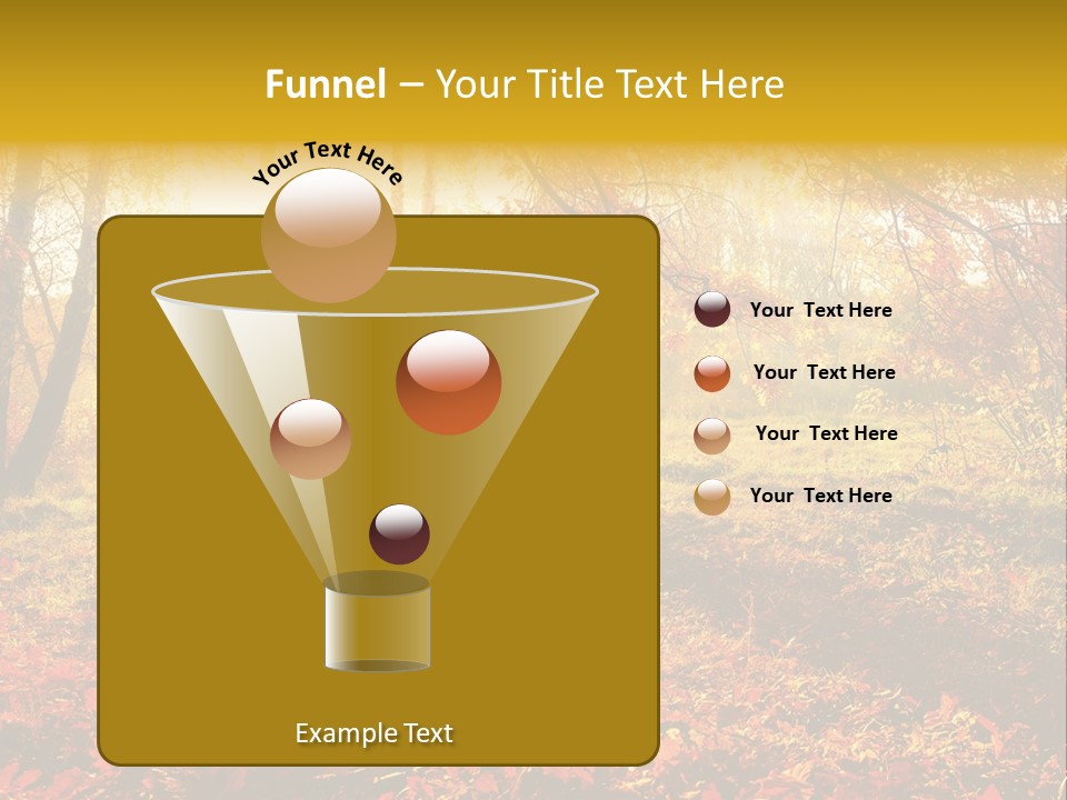 Vibrant Park Leaves PowerPoint Template
