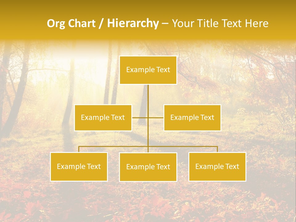 Vibrant Park Leaves PowerPoint Template
