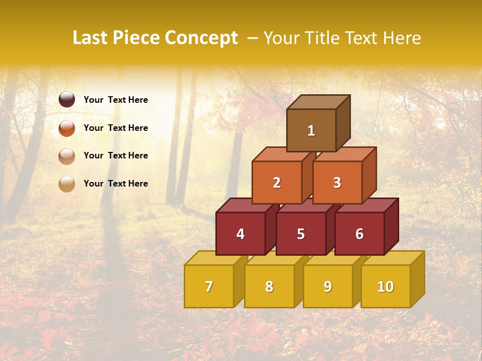 Vibrant Park Leaves PowerPoint Template