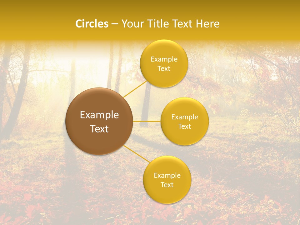 Vibrant Park Leaves PowerPoint Template