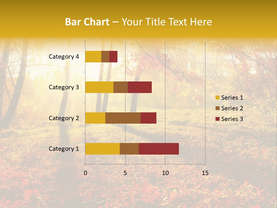 Vibrant Park Leaves PowerPoint Template