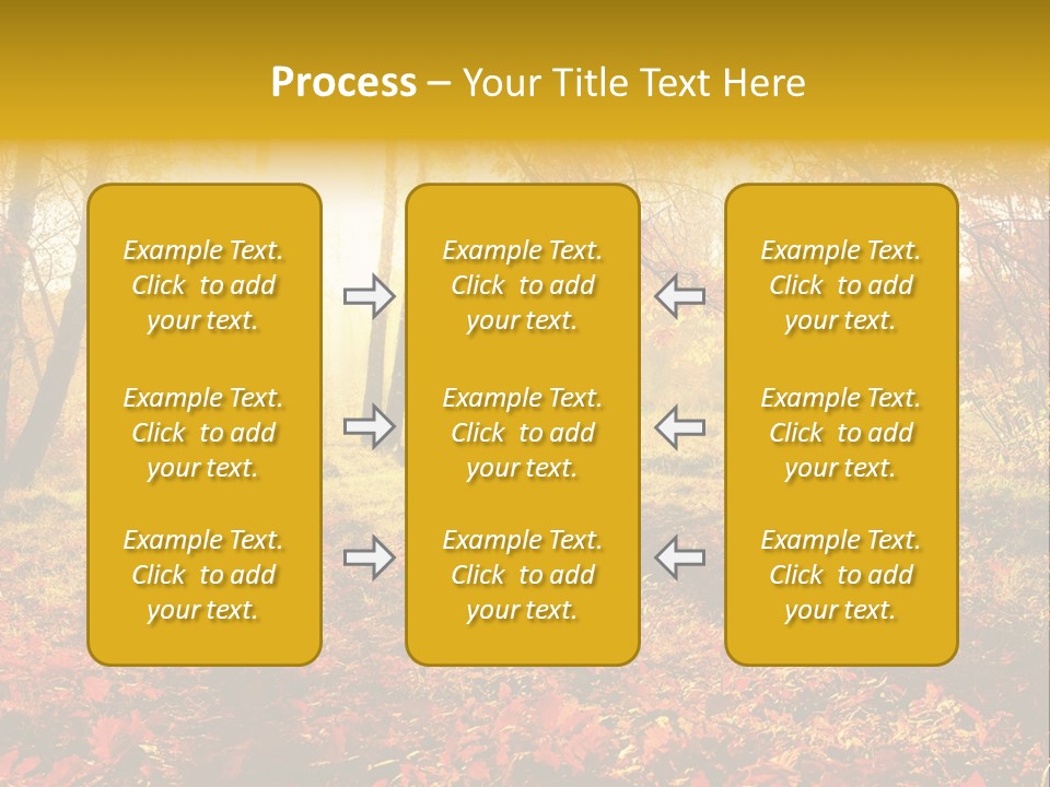 Vibrant Park Leaves PowerPoint Template