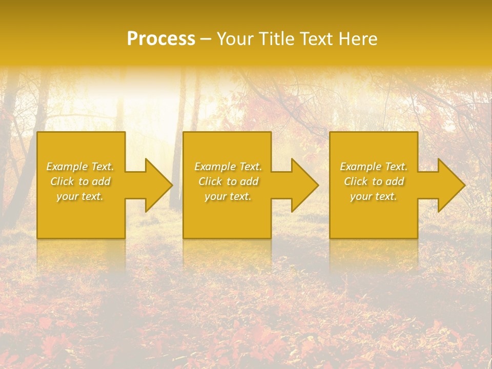 Vibrant Park Leaves PowerPoint Template