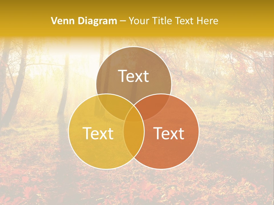 Vibrant Park Leaves PowerPoint Template