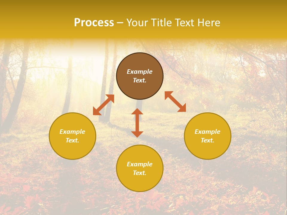 Vibrant Park Leaves PowerPoint Template