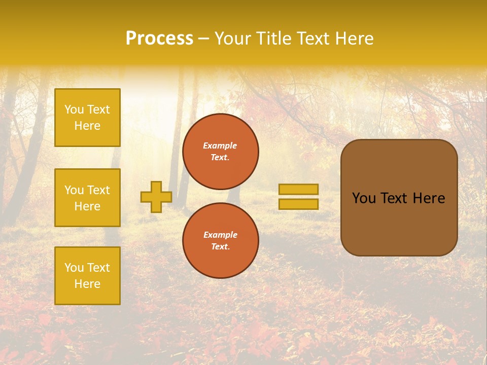 Vibrant Park Leaves PowerPoint Template