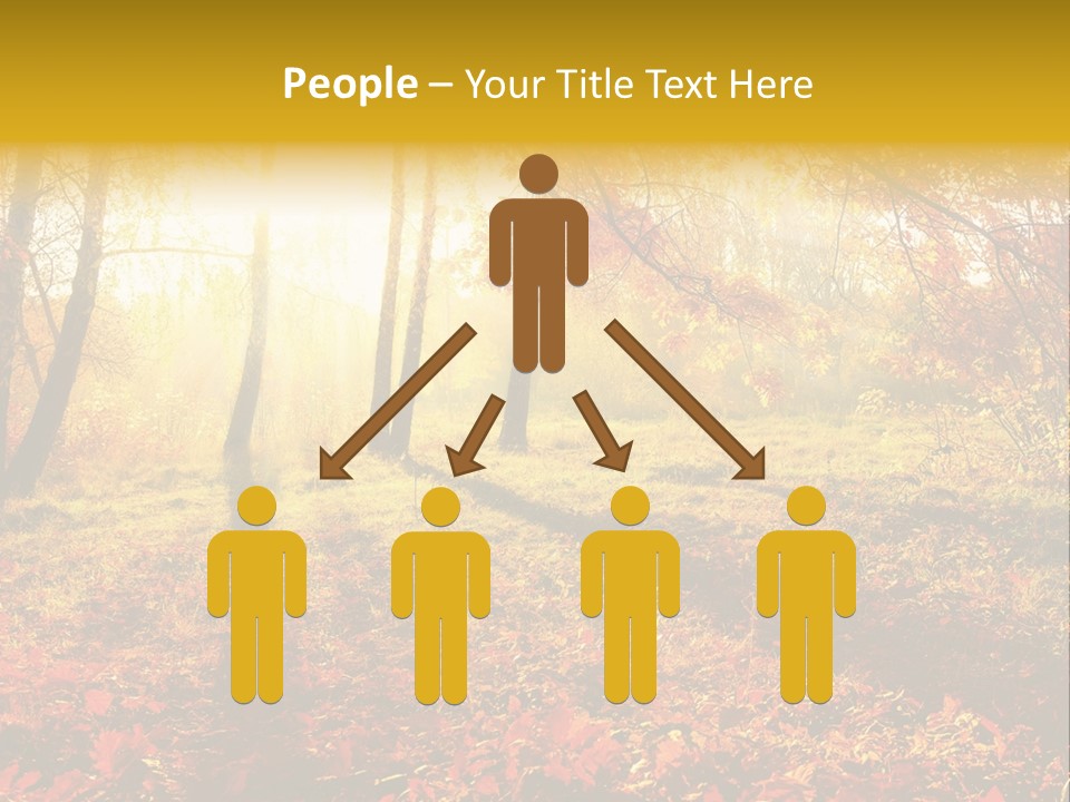 Vibrant Park Leaves PowerPoint Template