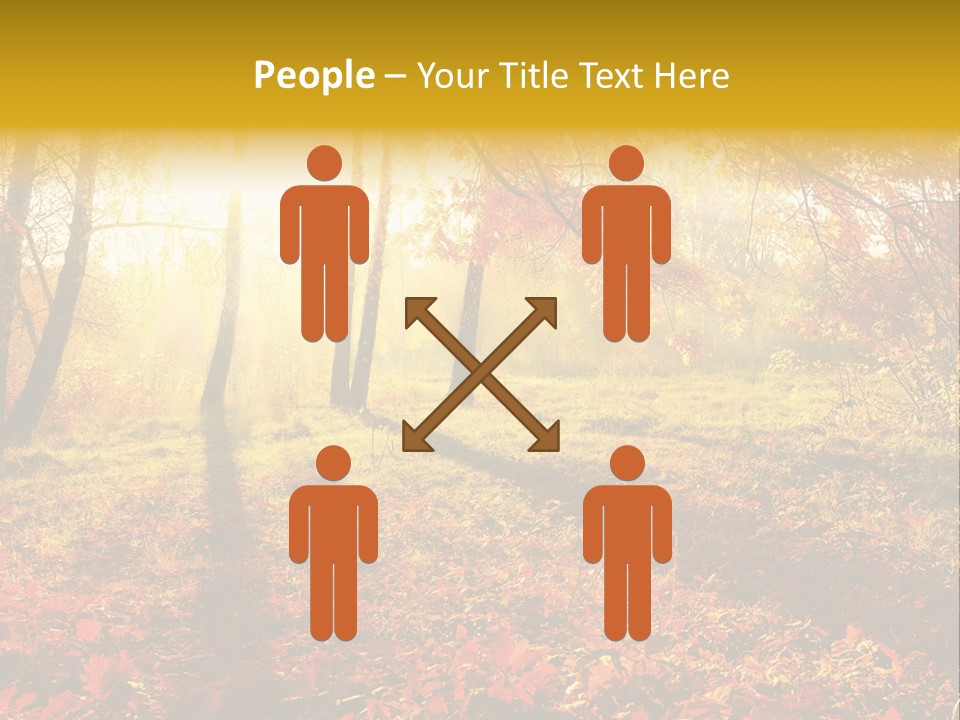 Vibrant Park Leaves PowerPoint Template