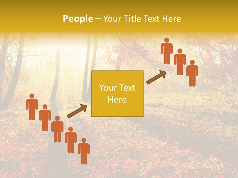 Vibrant Park Leaves PowerPoint Template