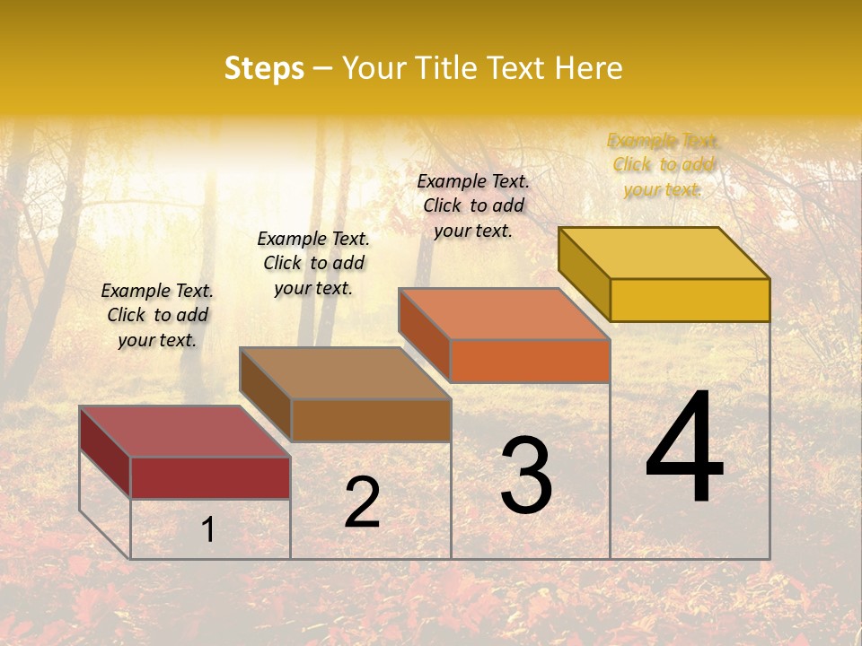 Vibrant Park Leaves PowerPoint Template