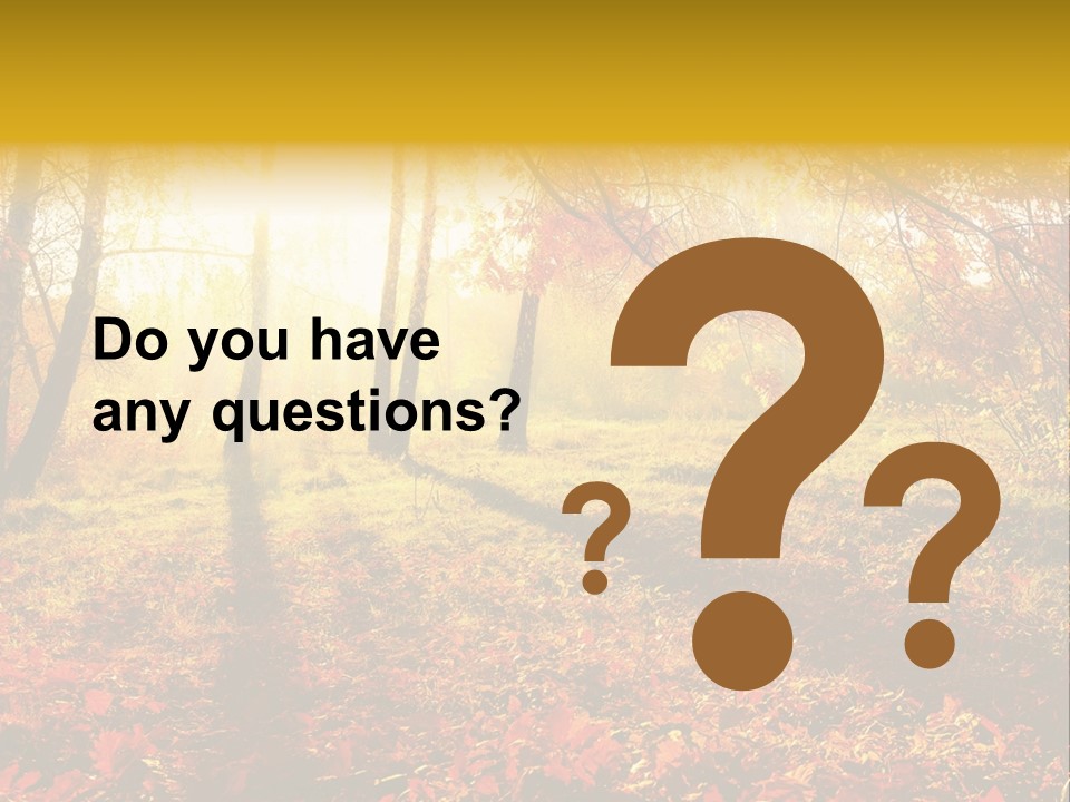 Vibrant Park Leaves PowerPoint Template