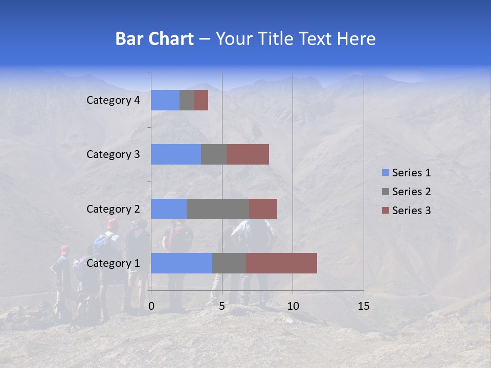 Hiking Amazing Background Landscape PowerPoint Template