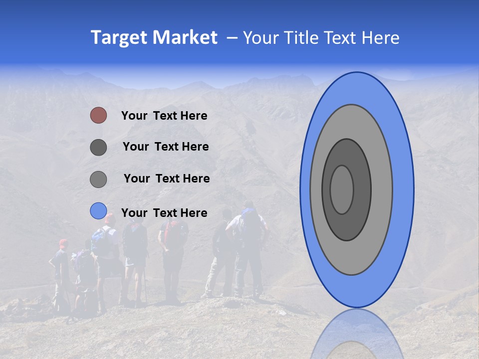 Hiking Amazing Background Landscape PowerPoint Template