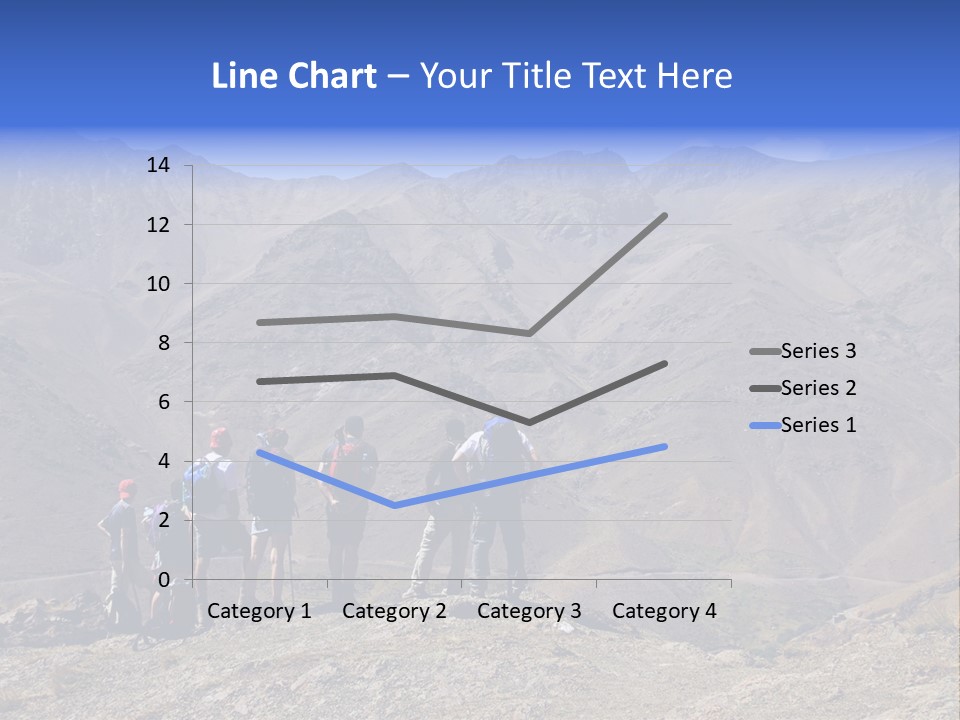 Hiking Amazing Background Landscape PowerPoint Template