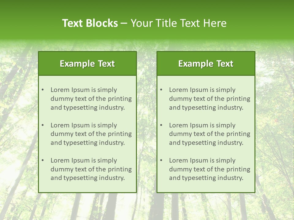 Summer Daylight Outdoor PowerPoint Template