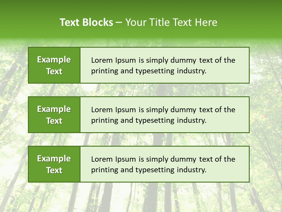 Summer Daylight Outdoor PowerPoint Template