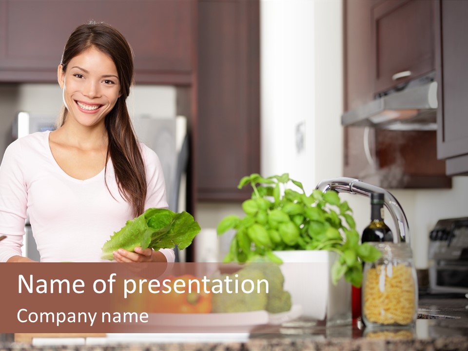 Preparing Fresh Eat PowerPoint Template