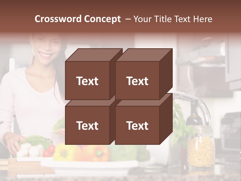 Preparing Fresh Eat PowerPoint Template