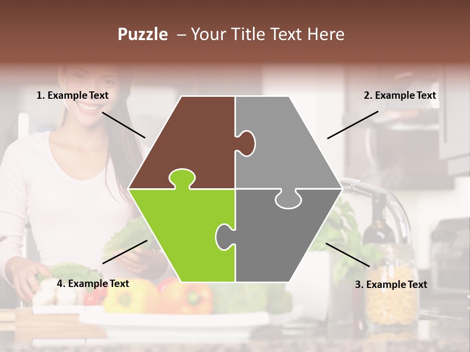 Preparing Fresh Eat PowerPoint Template