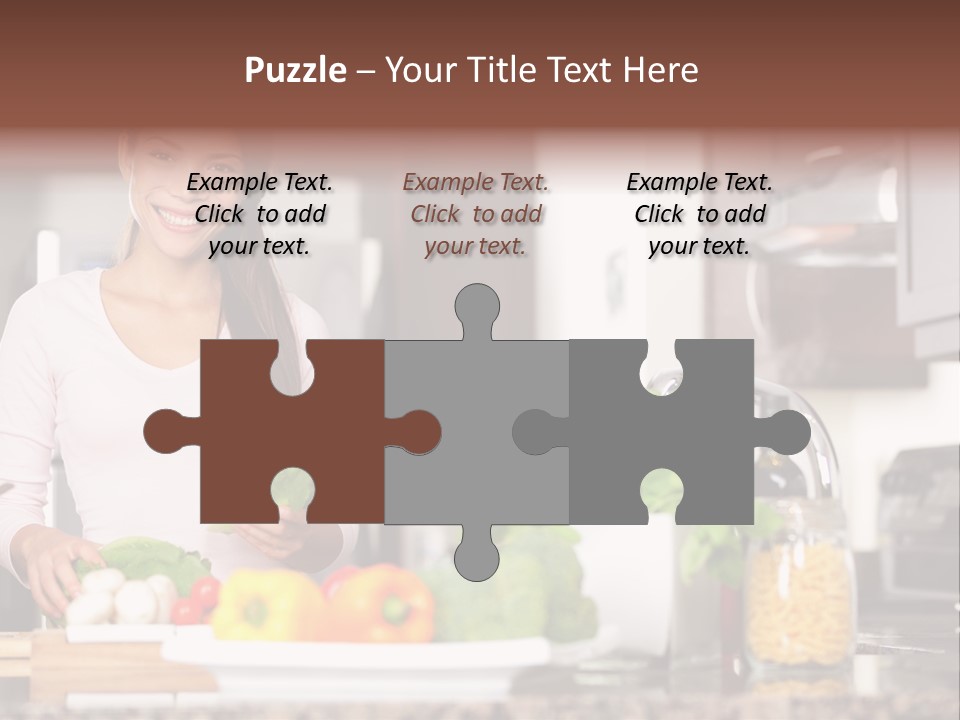 Preparing Fresh Eat PowerPoint Template