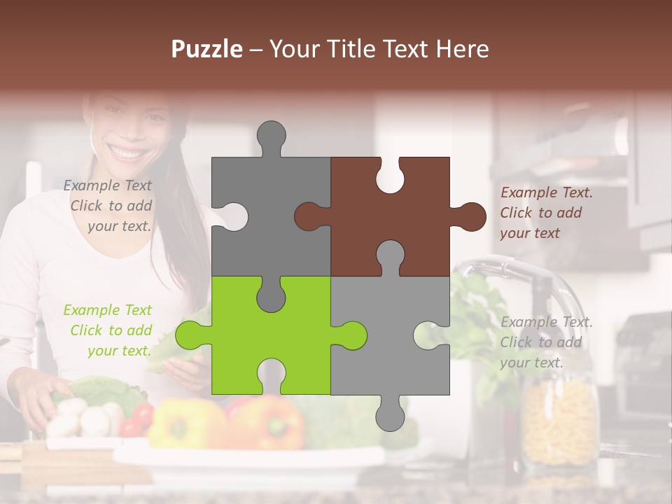 Preparing Fresh Eat PowerPoint Template