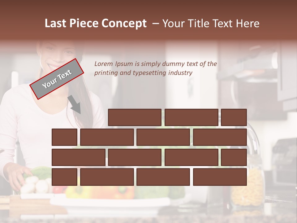 Preparing Fresh Eat PowerPoint Template
