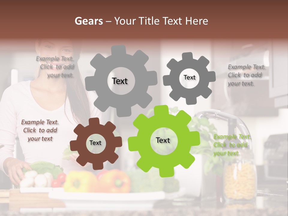 Preparing Fresh Eat PowerPoint Template