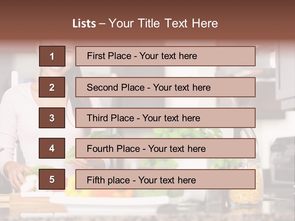 Preparing Fresh Eat PowerPoint Template