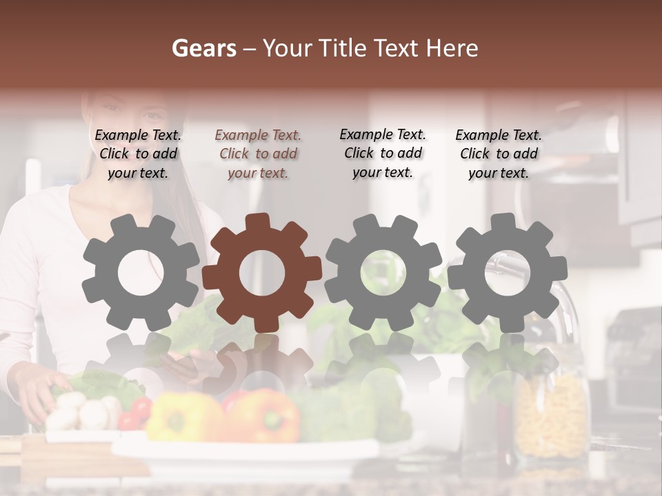 Preparing Fresh Eat PowerPoint Template
