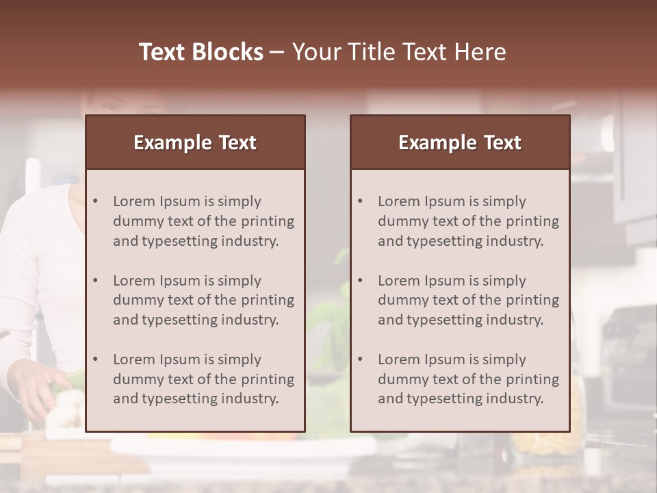 Preparing Fresh Eat PowerPoint Template