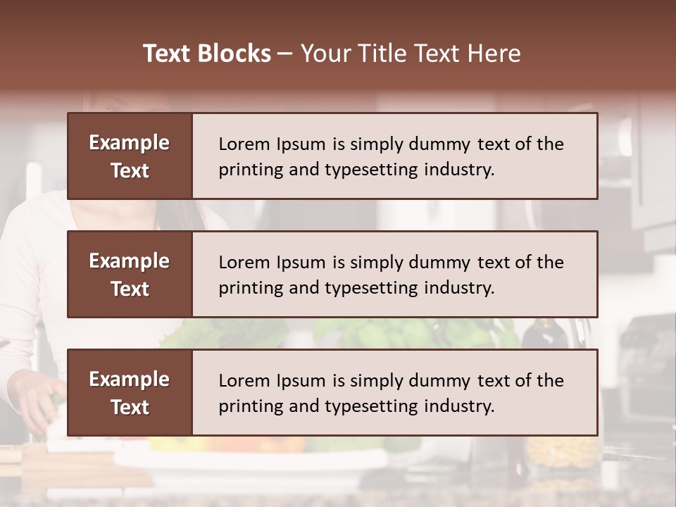 Preparing Fresh Eat PowerPoint Template