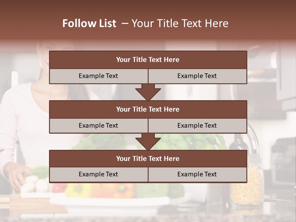 Preparing Fresh Eat PowerPoint Template