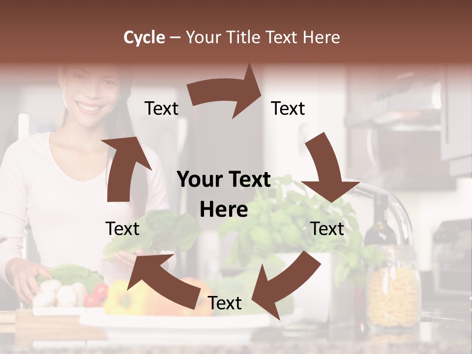 Preparing Fresh Eat PowerPoint Template