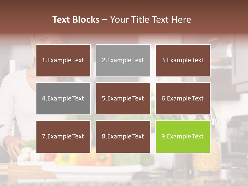 Preparing Fresh Eat PowerPoint Template