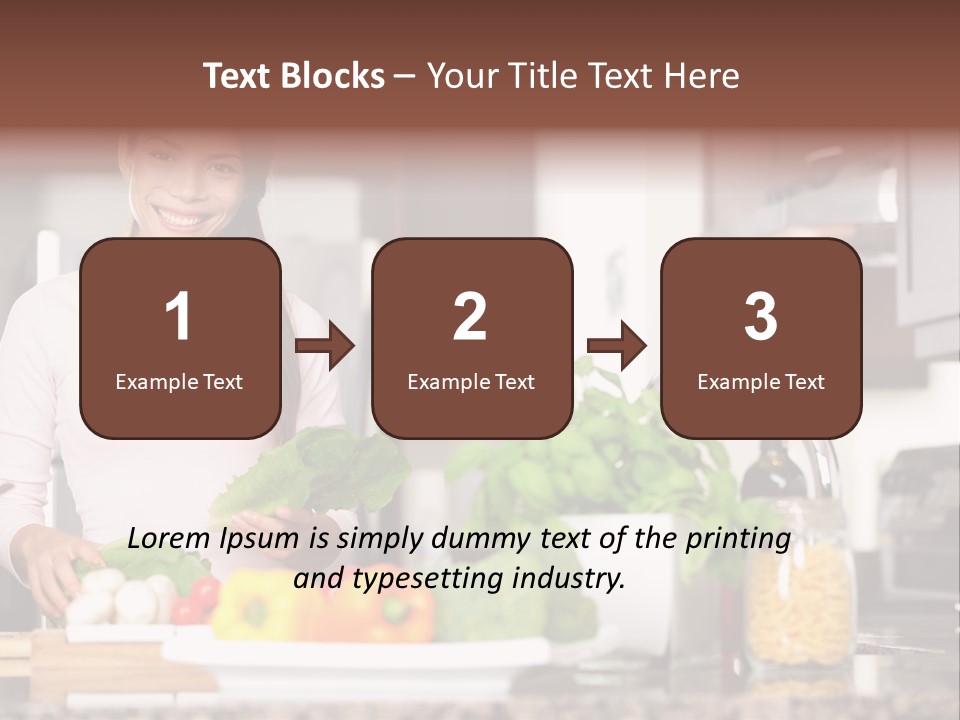 Preparing Fresh Eat PowerPoint Template