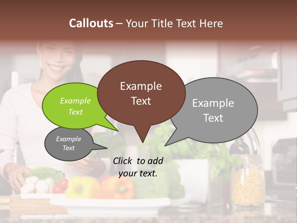 Preparing Fresh Eat PowerPoint Template