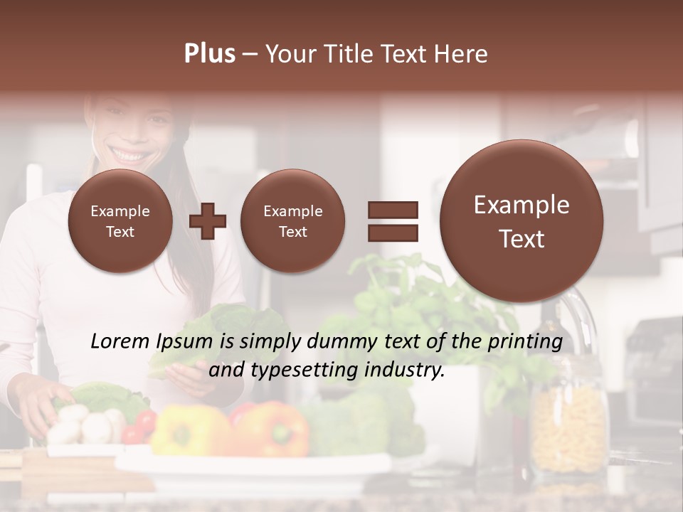 Preparing Fresh Eat PowerPoint Template