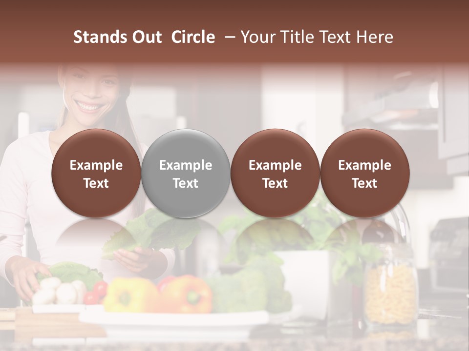 Preparing Fresh Eat PowerPoint Template